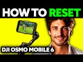 How To Reset DJI Osmo Mobile 6 2025 Step By Step