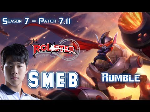 KT Smeb RUMBLE vs CAMILLE Top - Patch 7.11 KR Ranked
