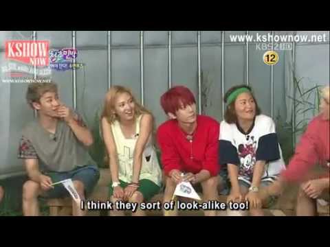 Yoseob and Jiyoung aegyo cut