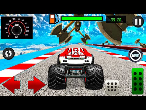 Monster Truck Extreme Stunts Simulator #3 - Gameplay Android - YouTube