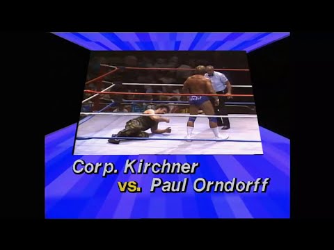 Paul Orndorff vs. Corporal Kirchner - 8/25/1986 - WWF