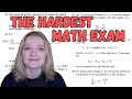 America's Hardest Mathematics Exam