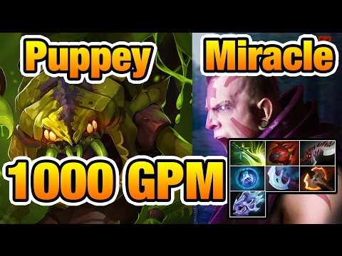 1000GPM Miracle- Anti-mage vs Puppey FIGHT ME! - Dota2 7.02