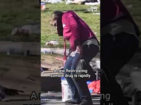 ⁣Zombie flesh eating drug kills many people across US cities