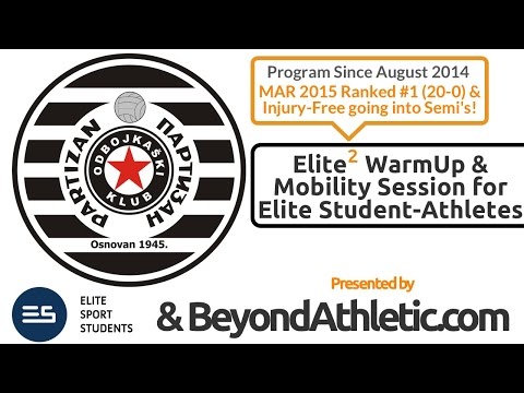 March 2015 PARTIZAN Beograd (Belgrade, Serbia) WARM UP & Mobility