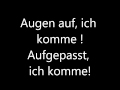 augen auf- Oomph lyrics 