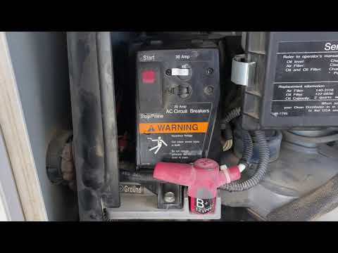 Onan 5500 Error code 27 FIXED!  Cause for tripped circuit breaker.