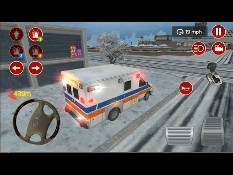 American Ambulance Emergency Simulator 2021 - Ambulance Van Driving Simulator Android Gameplay