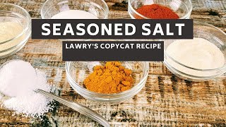 How To Make Seasoned Salt {Lawry
