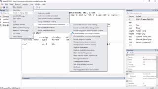 Data management: How to convert a string variable to a numeric variable