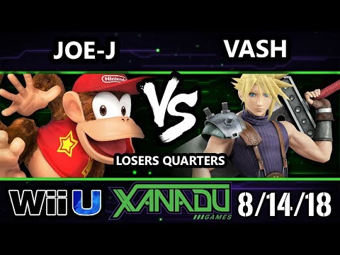 S@X 263 Smash 4 - Joe-J (Diddy Kong) Vs. Vash (Cloud) - WiiU Losers Quarters