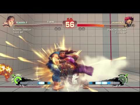 Number 5billion ( RYU ) VS JR RODRIGUEZ ( AKUMA ) SSFIV ENDLESS BATTLE MATCH ON XBL GAMES 6-11