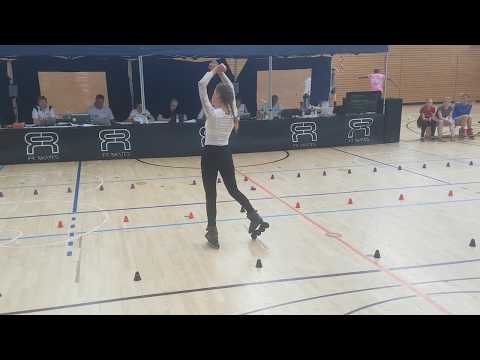 01 20180727 Berlin Inline Games Freestyle Slalom Classic Senior Women Kuznetsova Daria 01 place