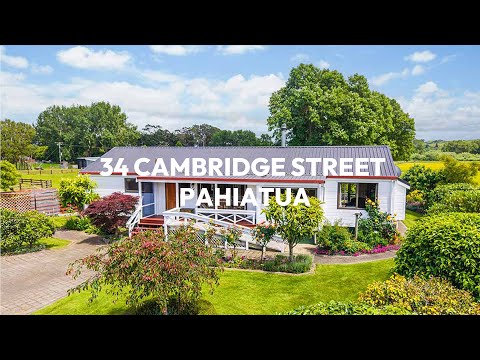 34 Cambridge Street, Pahiatua, Tararua, Manawatu, 3 રૂમ, 2 બાથરૂમ, Lifestyle Property