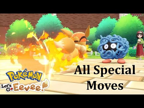 What if Eevee pretends to be Eeveelution? | All Eevee's Special Moves | Let's go Eevee!
