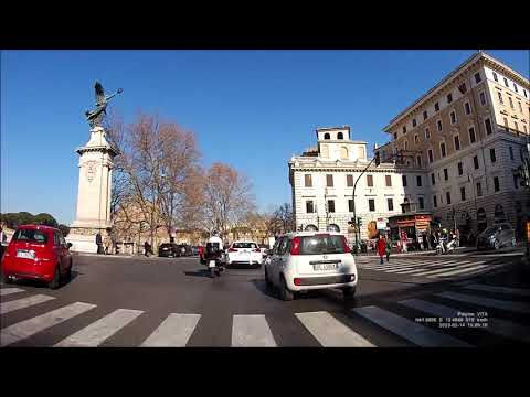 Рим (Roma. Itália) ч.4 (Lungotevere dei Fiorentini - Piazza Pia)