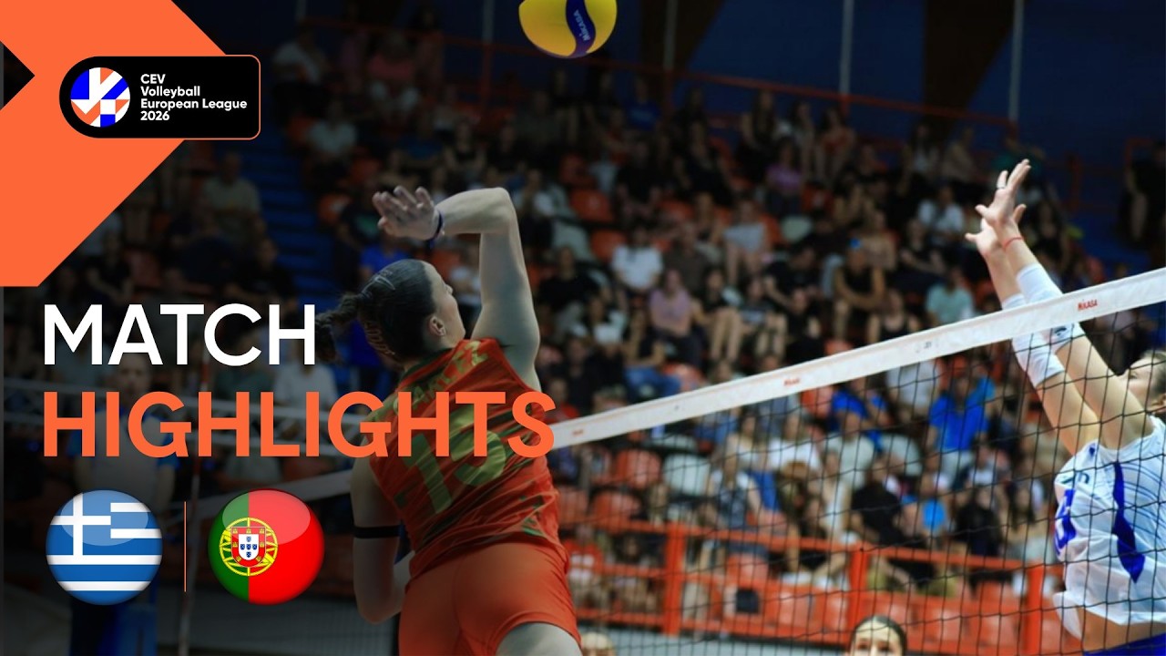 Highlights | Greece vs. Portugal | CEV Volleyball European League 2026 | Women