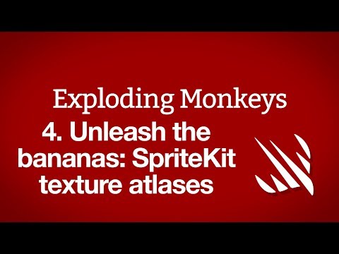 Unleash the bananas: SpriteKit texture atlases – Exploding Monkeys, part 4