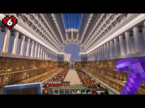 I Built the ULTIMATE Villager Trading Hall in Hardcore Minecraft