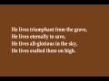 I Know That My Redeemer Live Chapel Of The Cross Evangelical Church