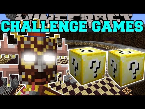 Minecraft: JUNGLE TRIBE CHALLENGE GAMES - Lucky Block Mod - Modded Mini-Game