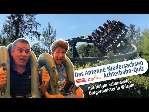 Das Antenne Niedersachsen Achterbahn-Quiz mit Holger Schoneveld aus Wilsum