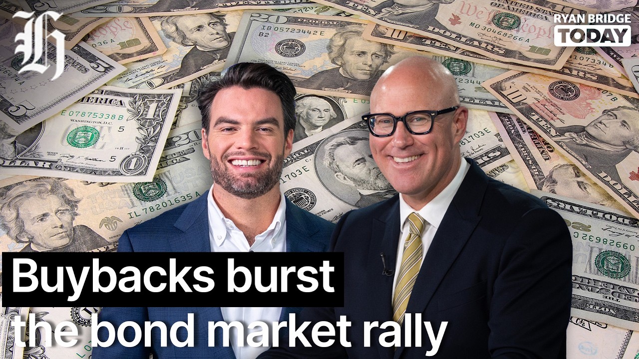 Buybacks burst the bond market rally | Ryan Bridge TODAY