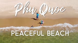 Best Beach for Relaxing PHU QUOC ISLAND Vietnam, Gold Sand Beach Bungalow