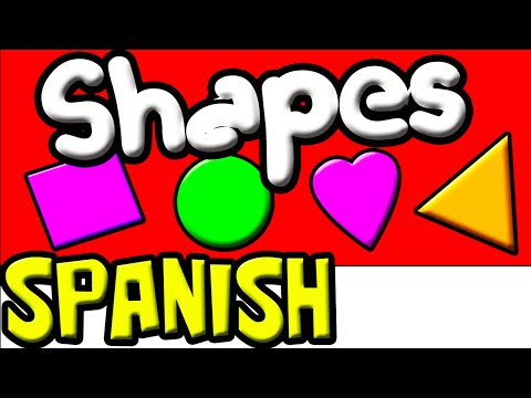 Learn the SHAPES in SPANISH for Kids (with Learning Time Fun Spanish Videos)