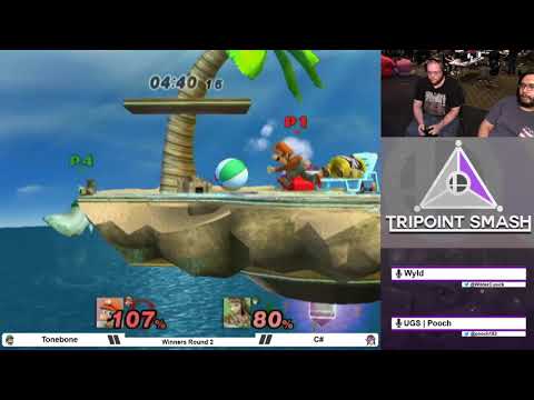 Tonebone (Luigi) vs C# (Zelda) - Tripoint Smash 73 P+ Bracket