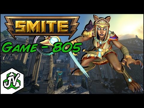 Smite Gameplay - Game 805 - Bastet Solo