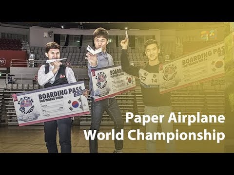 Korean competitors at the Paper Airplane World Championship