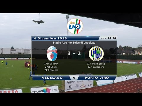 Vedelago - Porto Viro 3 - 2 [Campionato Promozione Veneto] 04/12/2016 Sintesi Partita