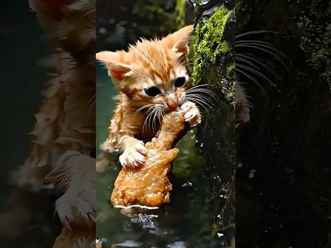 ⭐ Unlikely Friendship 🐾 | Smart Golden Retriever Saves a Kitten from Deep Well #bravedog #dog