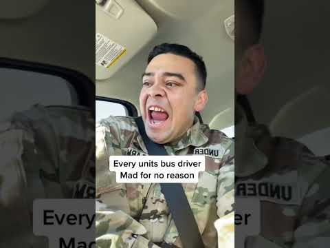 Unit bus drivers #military #militarylife #militaryhumor