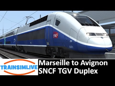 Let's Play Train Simulator - Marseille to Avignon TGV, TGV Duplex