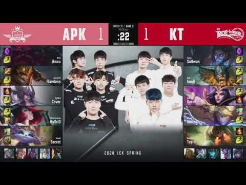 APK vs KT Game 3 Highlights - 2020 LCK Spring W7D4