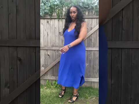 Outfit of the day! A Blue Maxi Dress 👗 #ootd #ootdfashion #dress #maxidress #springfashion #dresses