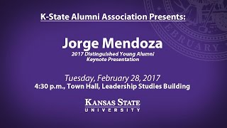 2017 Distinguished Young Alumni Keynote Presentation | Jorge Mendoza