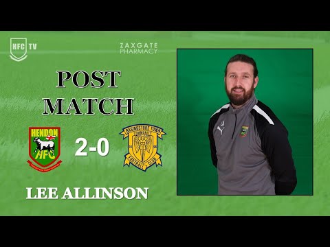 Lee Allinson post match v BASINGSTOKE TOWN - 30 September 2023