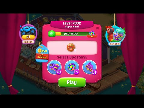 Homescapes🏠: Beat Level 4332~4333 (Android | iOS) - Gameplay Walkthrough