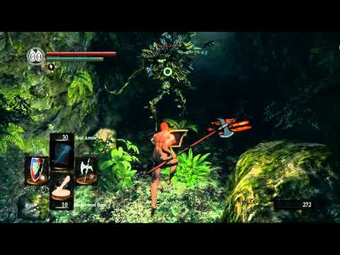 Dark Souls How to get the twinkling titanite from Darkroot Garden (way to Darkroot Basin)