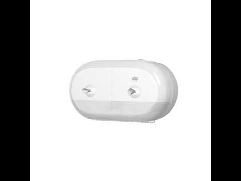 Toiletpapirholder Tork 682000 SmartOne Twin Mini - hvid
