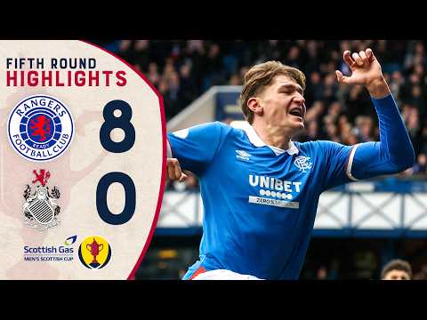 Ruthless Rangers Score EIGHT! | Rangers 8-0 Queen's Park | Scottish Gas Scottish Cup