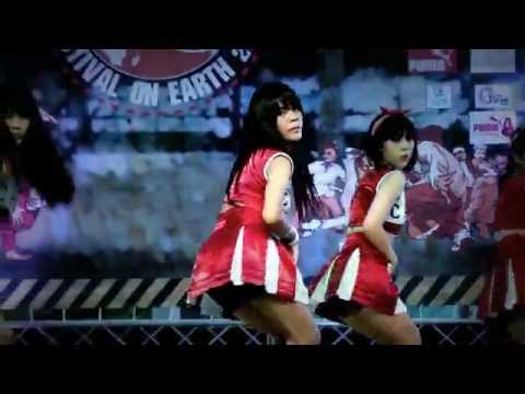 "Quartzite" cover "Miniskirt+Short Hair" (AOA) @ "Battle Of The Year Thailand 2014"