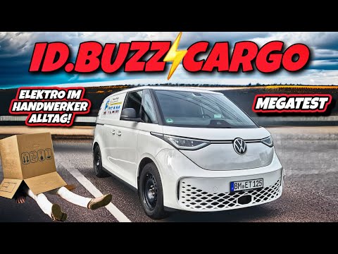 Elektroauto im Handwerker Alltag! VW ID.BUZZ Cargo Megatest  Erfahrungsbericht