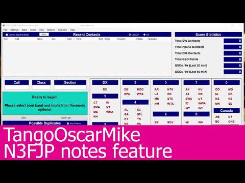 N3FJP logging software udate - Notes feature!!!!