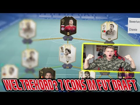 Endlich 7 ICONS in 1 Fut Draft! Ist das ein neuer Weltrekord? - Fifa 19 Ultimate Team