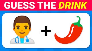 🍹 How Many DRINK Can You Guess By Emoji...? Emoji Quiz 2024 🍹