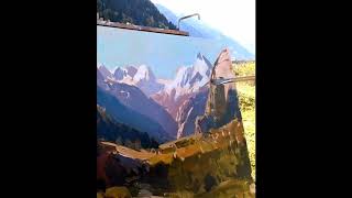 preview picture of video 'Pleinair in Jamagat gorge Alexander Babich'